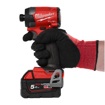 Milwaukee M18FID3-0 18V Fuel Brushless 1/4" Impact Driver with 1 x 2.0Ah Battery Charger & Bag