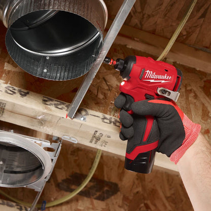 Milwaukee M12BLIDRC-0 12V Brushless Compact Impact Driver with 1 x 5.0Ah Battery Charger & Bag