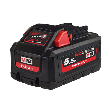 Milwaukee M18ONEID3-0X 18V FUEL ONE-KEY Brushless 1/4" Impact Driver with 1 x 5.5Ah Battery Charger & Empty Tool Box (Without Inlay)